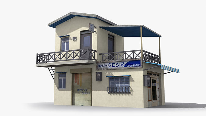 25 Japanese House Collection 3D Model Pack 7