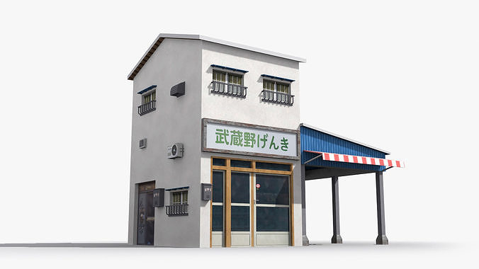 25 Japanese House Collection 3D Model Pack 4
