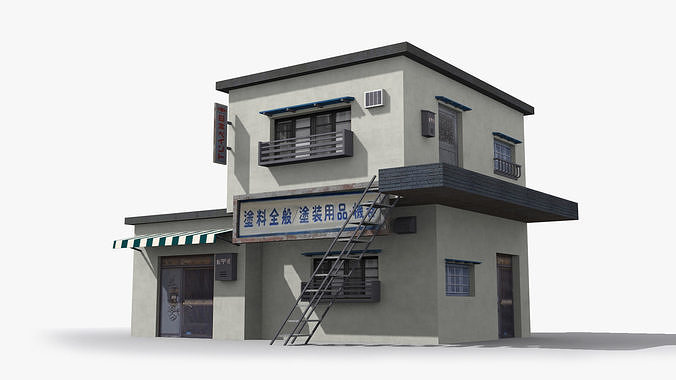25 Japanese House Collection 3D Model Pack 6