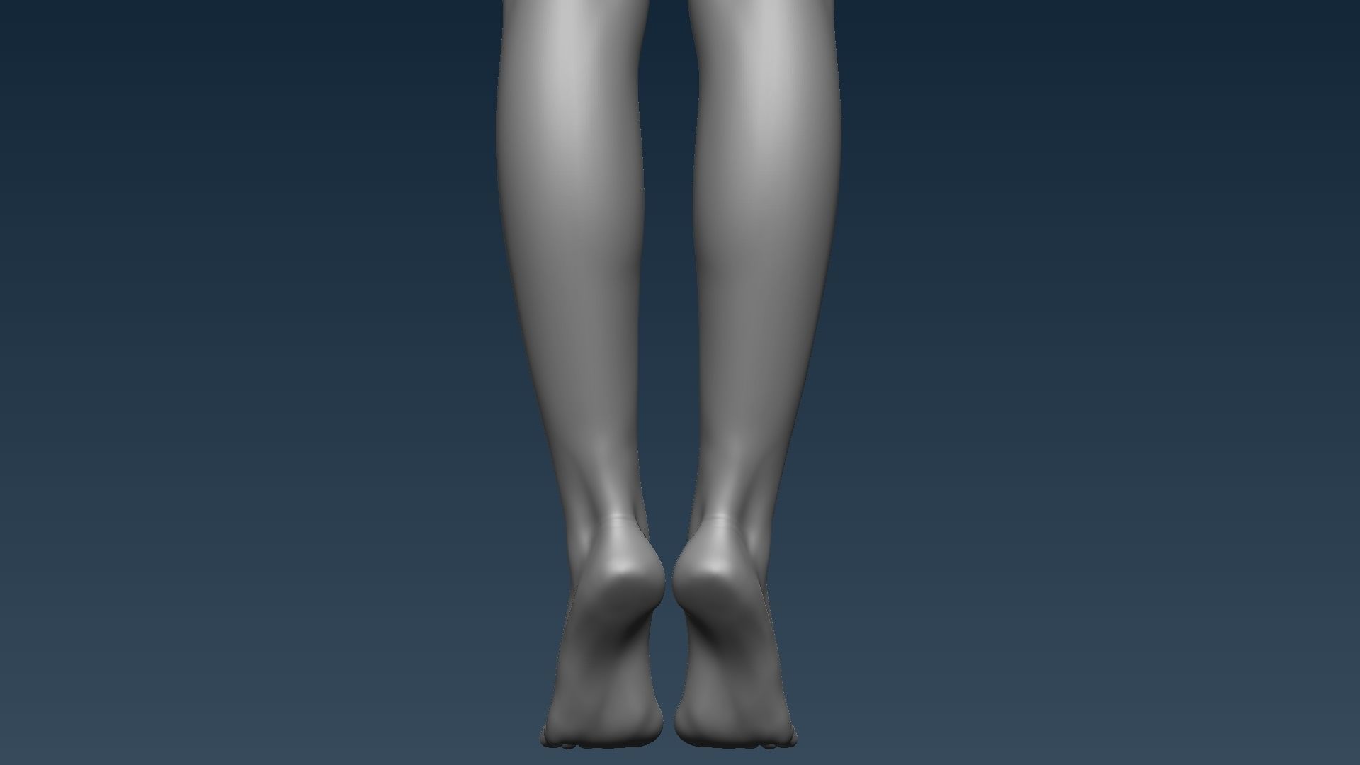 Female base mesh 3D model_13