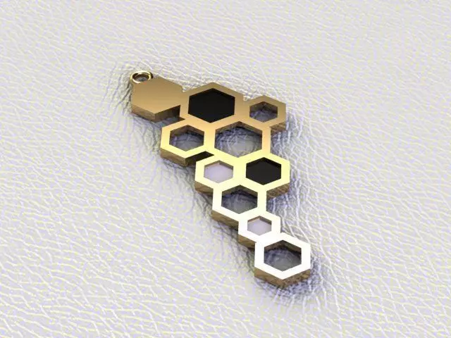 Enameled Honeycomb Set 3D print model