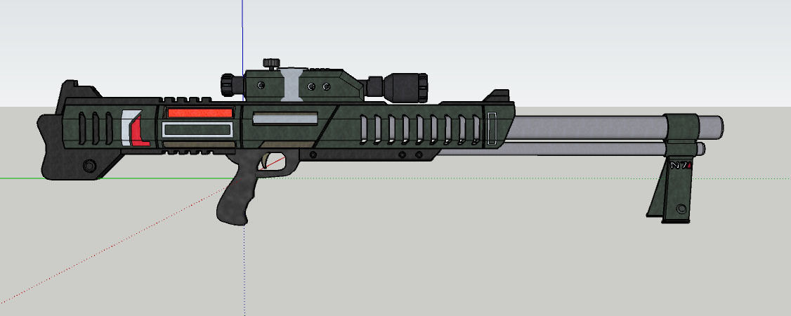 M-98 Widow Low-poly 3D model_4