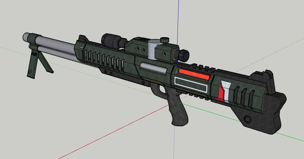 M-98 Widow Low-poly 3D model_10