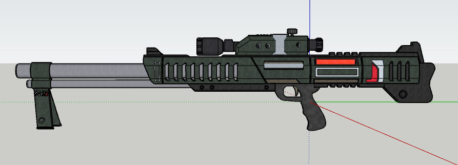 M-98 Widow Low-poly 3D model_7