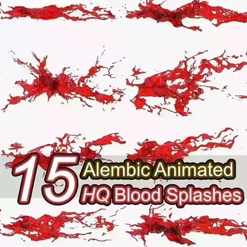 Animated Blood Splash Collection Volume 2 