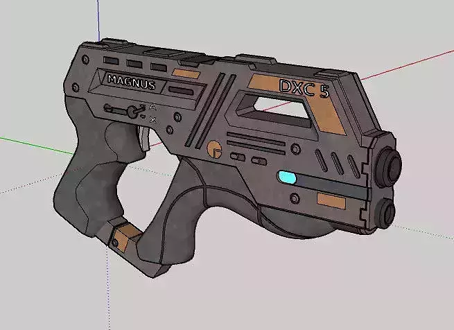 M6 Carnifex Low-poly 3D model M6 Carnifex Low-poly 3D model