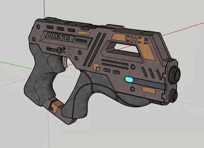 M6 Carnifex Low-poly 3D model_0