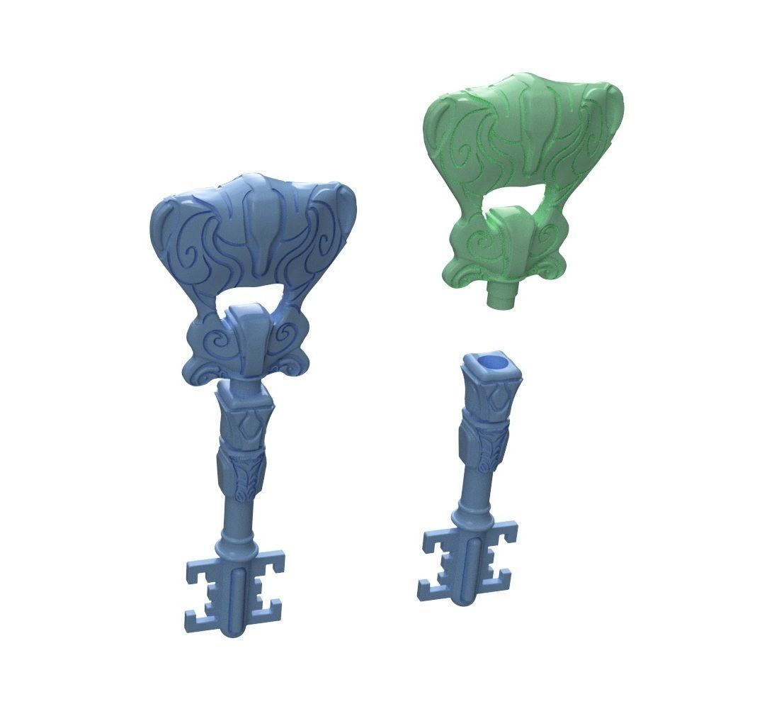 Picard Skeleton key 3D print model_3