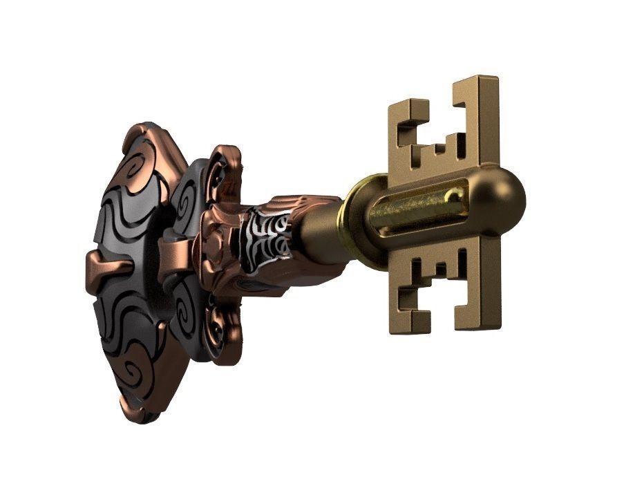 Picard Skeleton key 3D print model_1