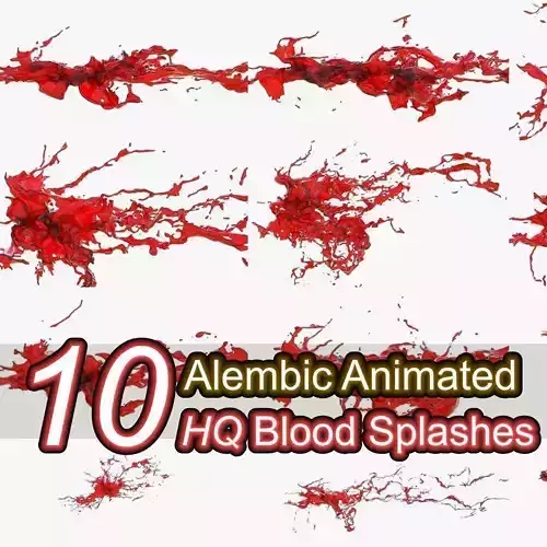 Animated Blood Splash Collection Vol 3 