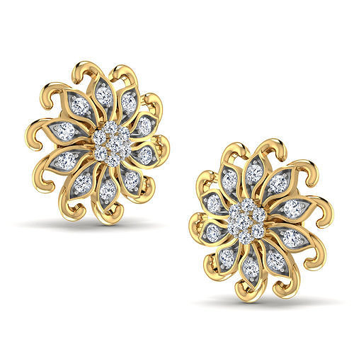 Women earrings 3dm stl render detail 3D print model