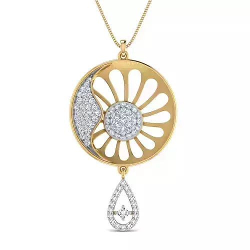 Women pendant 3dm stl render detail