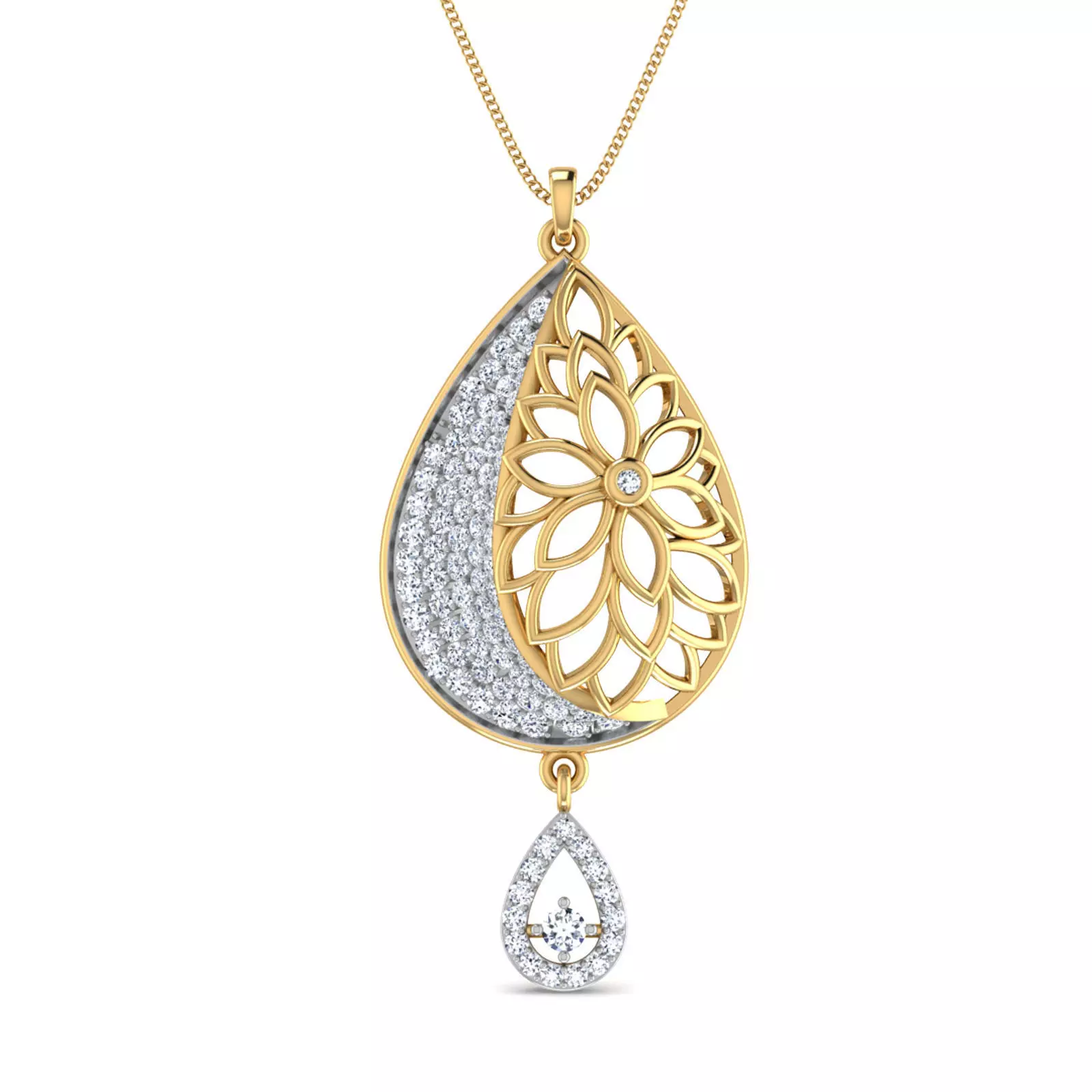 Women pendant 3dm stl render detail 3D print model_0