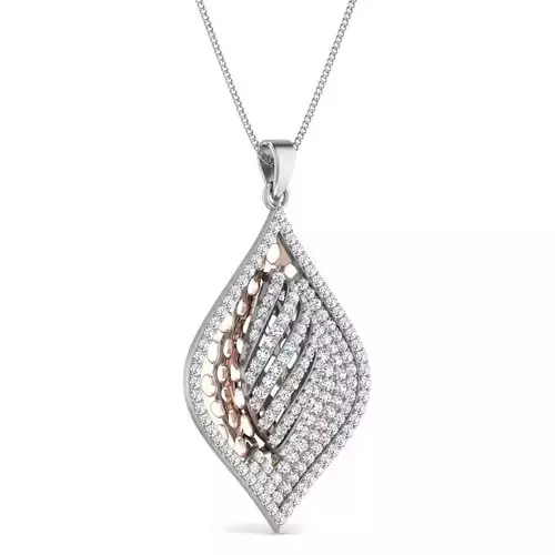 Women pendant 3dm stl render detail