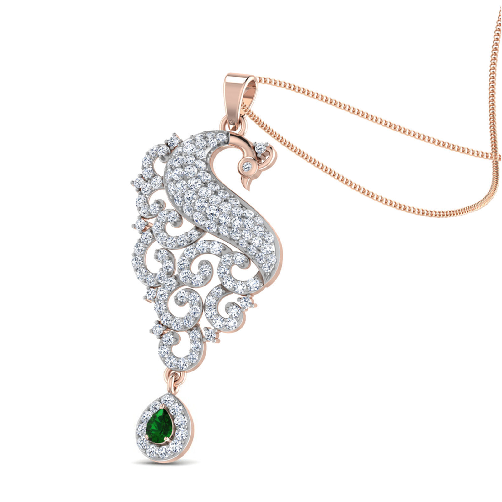 Women pendant 3dm stl render detail 3D print model_1