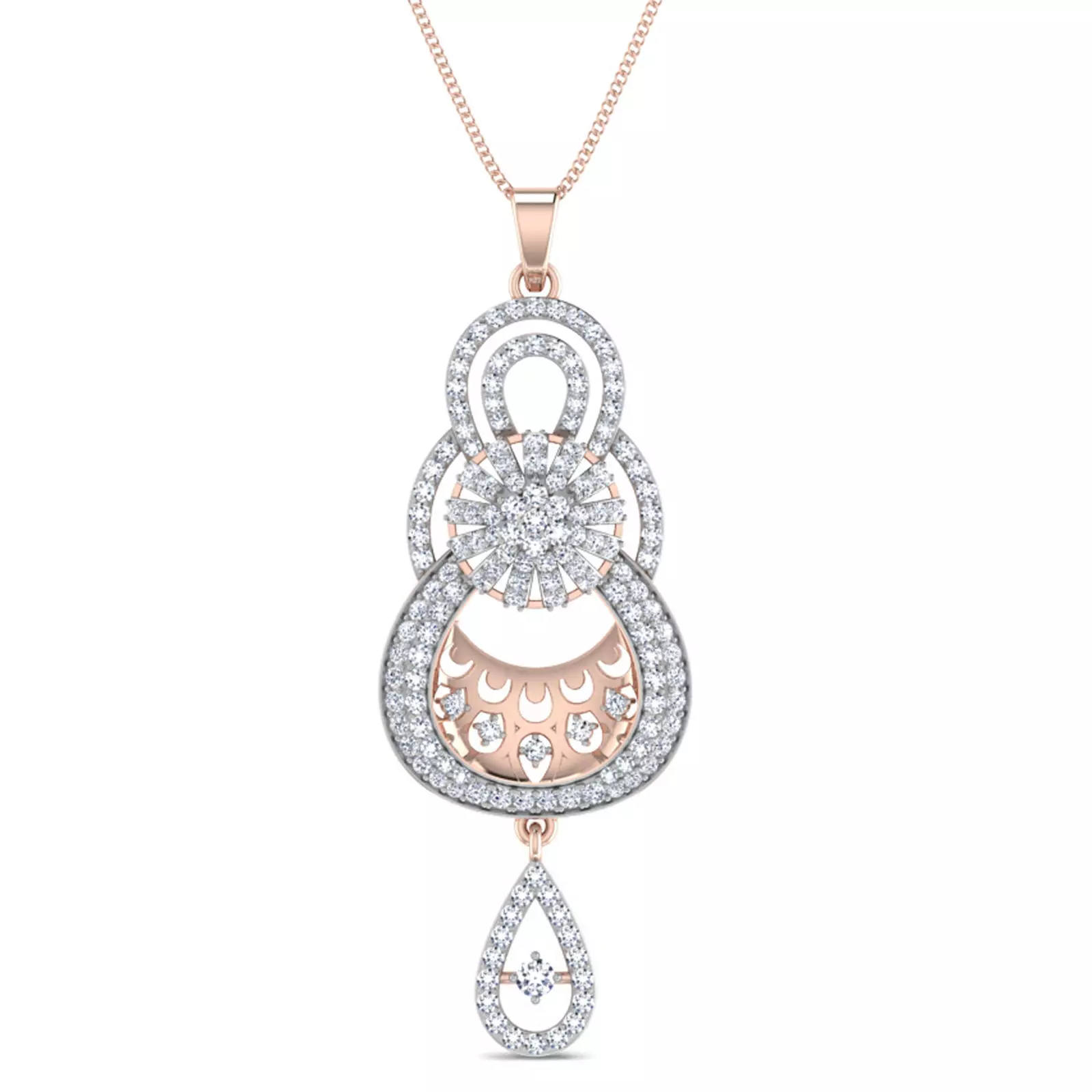 Women pendant 3dm stl render detail 3D print model_0