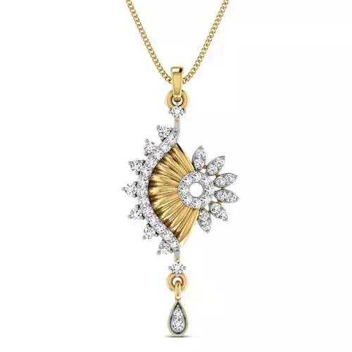 Women pendant 3dm stl render detail