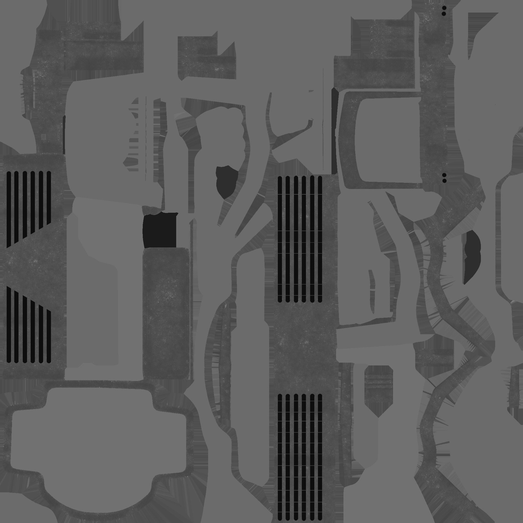 SciFi Bank A09 Dark Metal - Sci Fi Exterior Design Low-poly 3D model_27