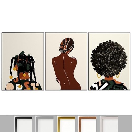 Art Frames 153- Black Arts 1 3D model