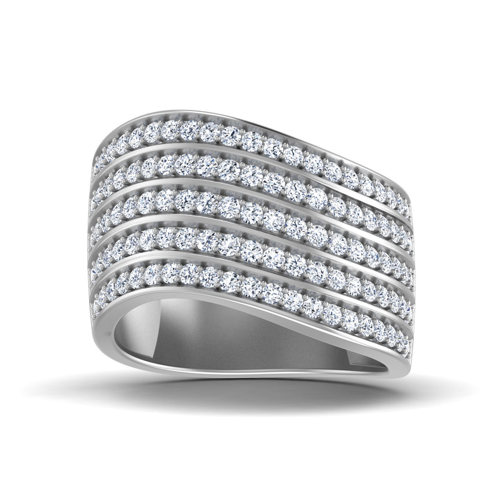 Women cocktail ring 3dm stl renders detail 3D print model_3