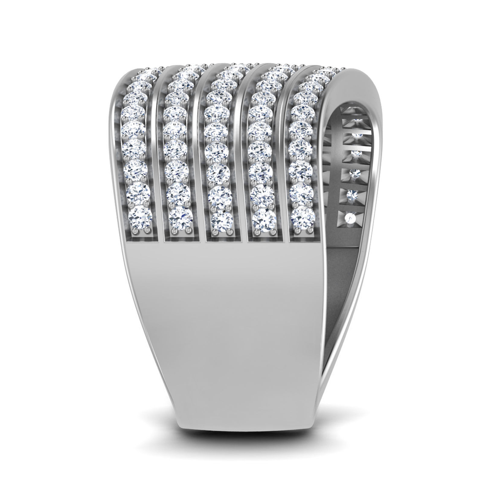 Women cocktail ring 3dm stl renders detail 3D print model_2