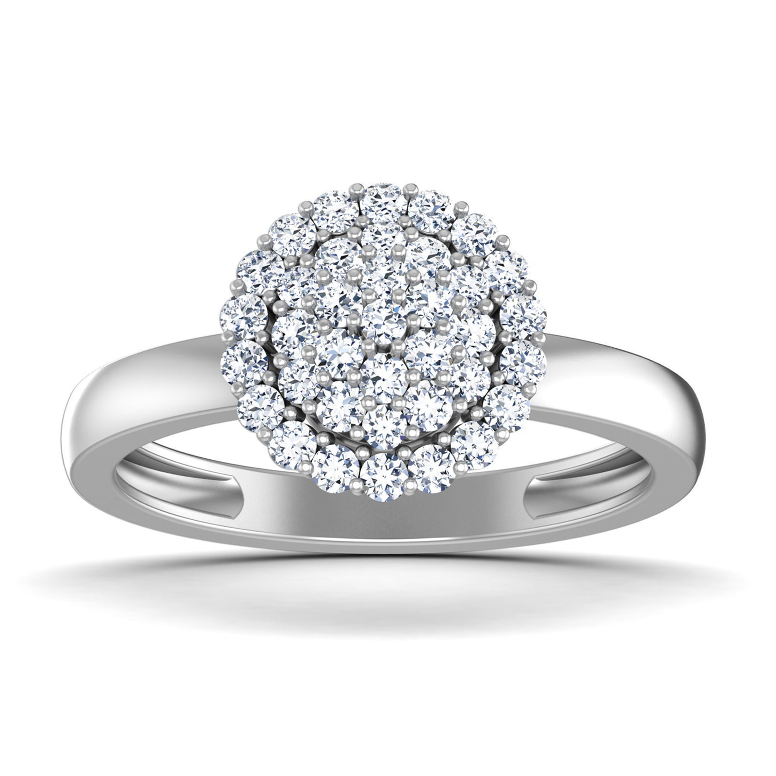 Women Diamond Ring 3dm render details 3D print model_3