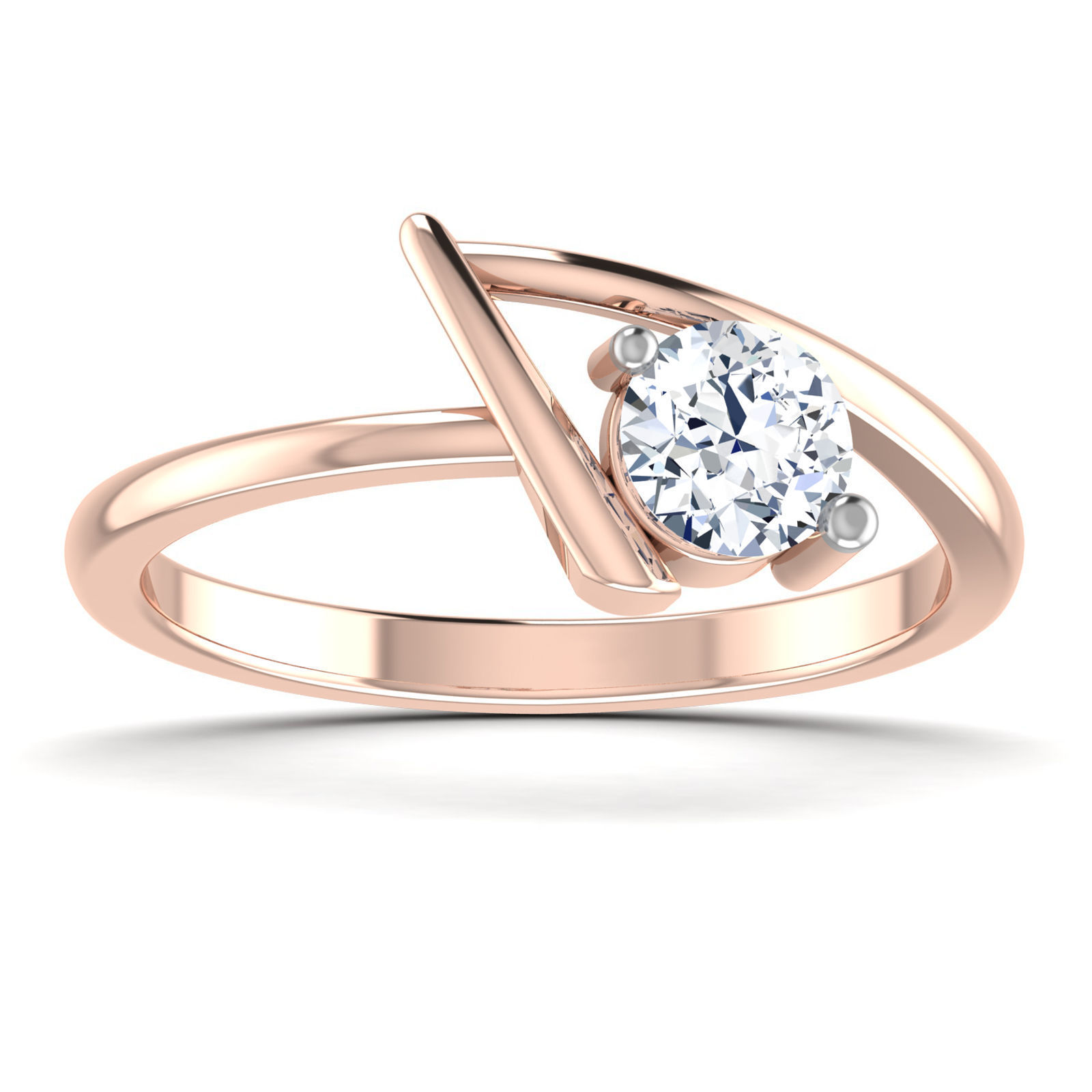 Women Diamond Ring 3dm render details 3D print model_3