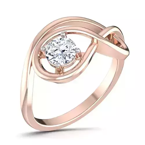Women Diamond Ring 3dm render details