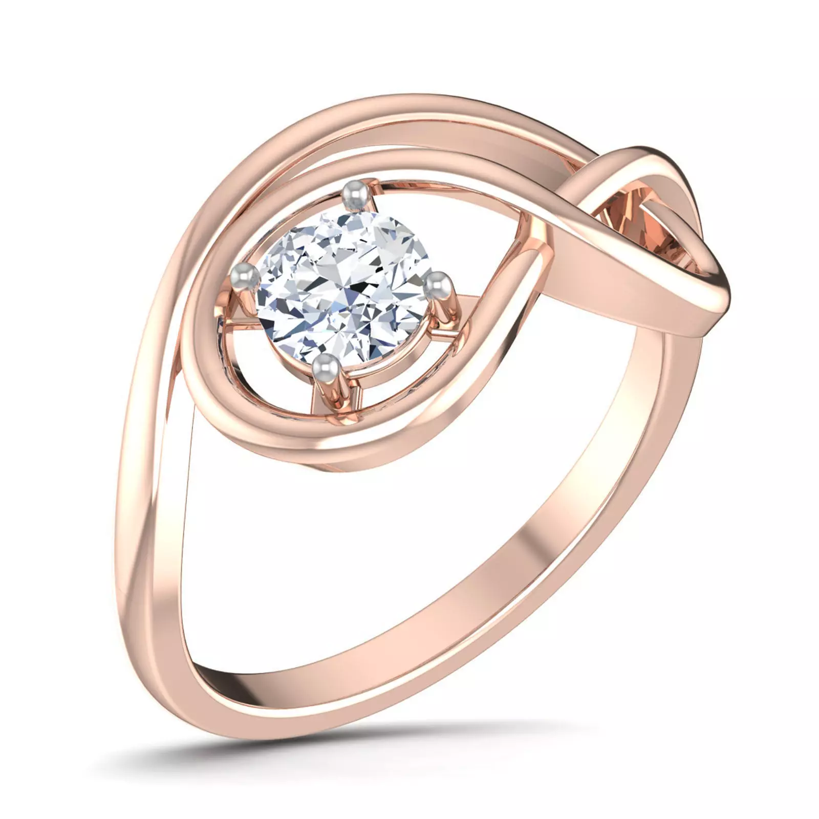 Women Diamond Ring 3dm render details 3D print model