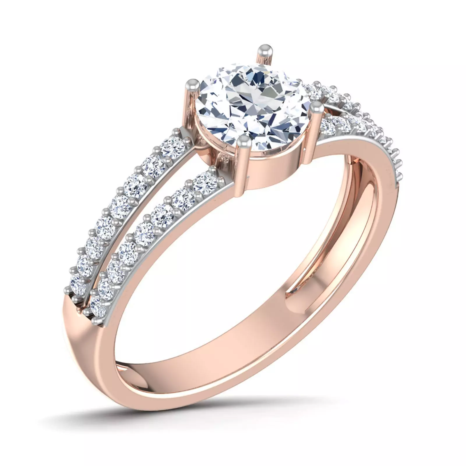 Women Diamond Ring 3dm render details 3D print model