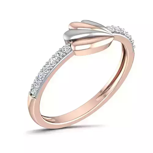 Women Diamond Ring 3dm render details