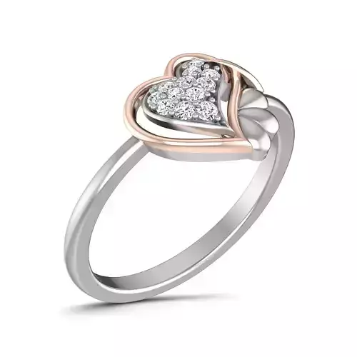 Women Diamond Ring 3dm render details 3D print model