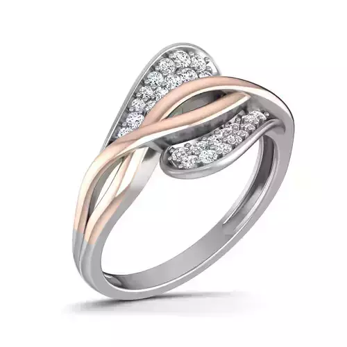 Women Diamond Ring 3dm render details 3D print model