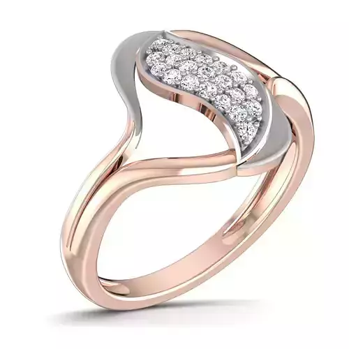 Women Diamond Ring 3dm render details 3D print model