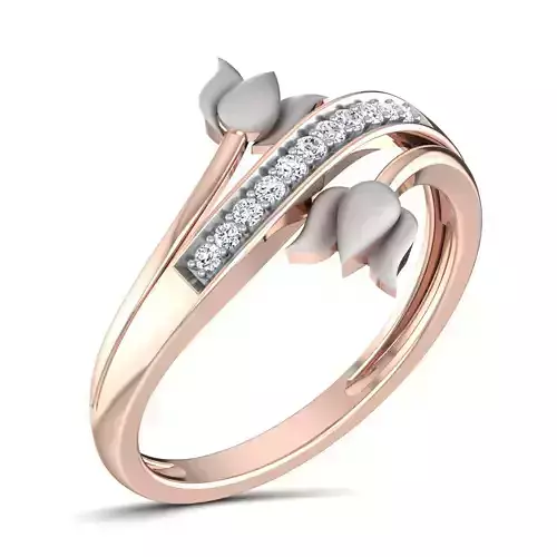 Women Diamond Ring 3dm render details 3D print model