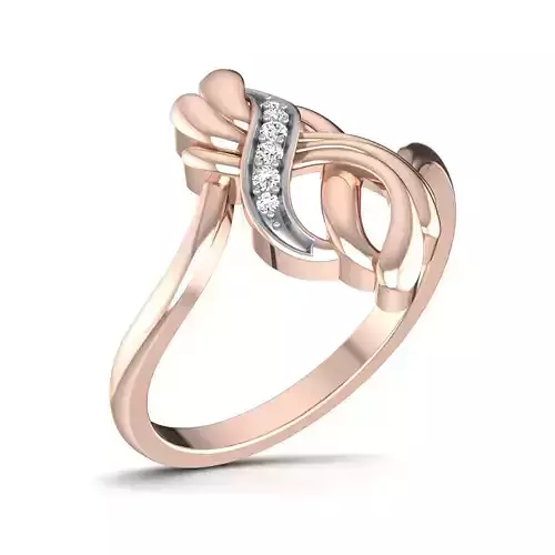Women Diamond Ring 3dm render details 3D print model