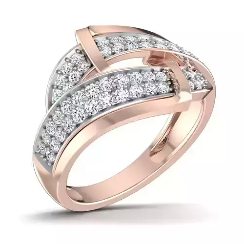 Women Diamond Ring 3dm render details 3D print model