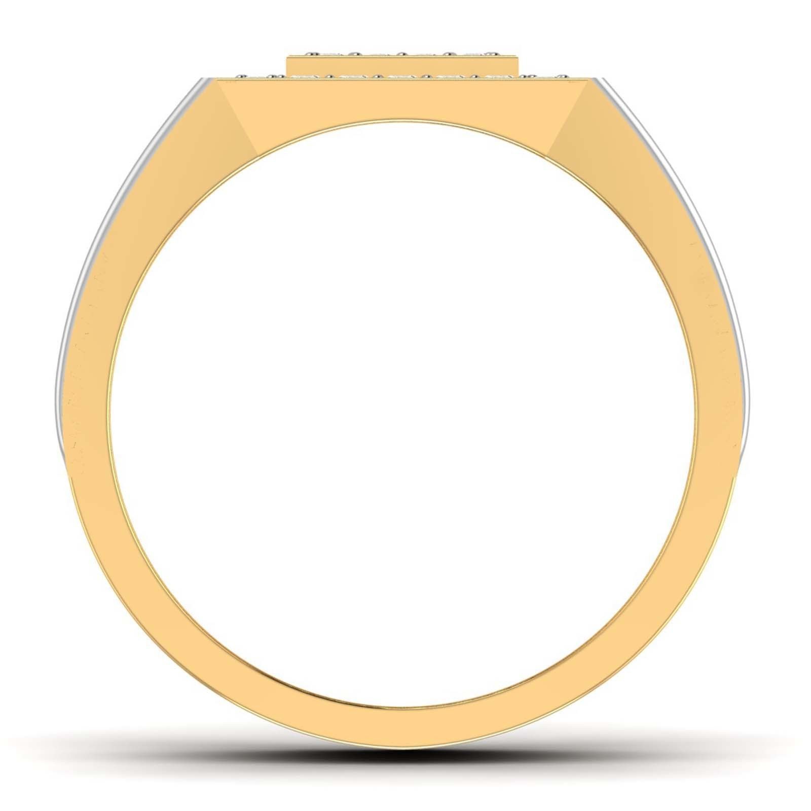 Gents Diamond Ring 3dm render details 3D print model_1