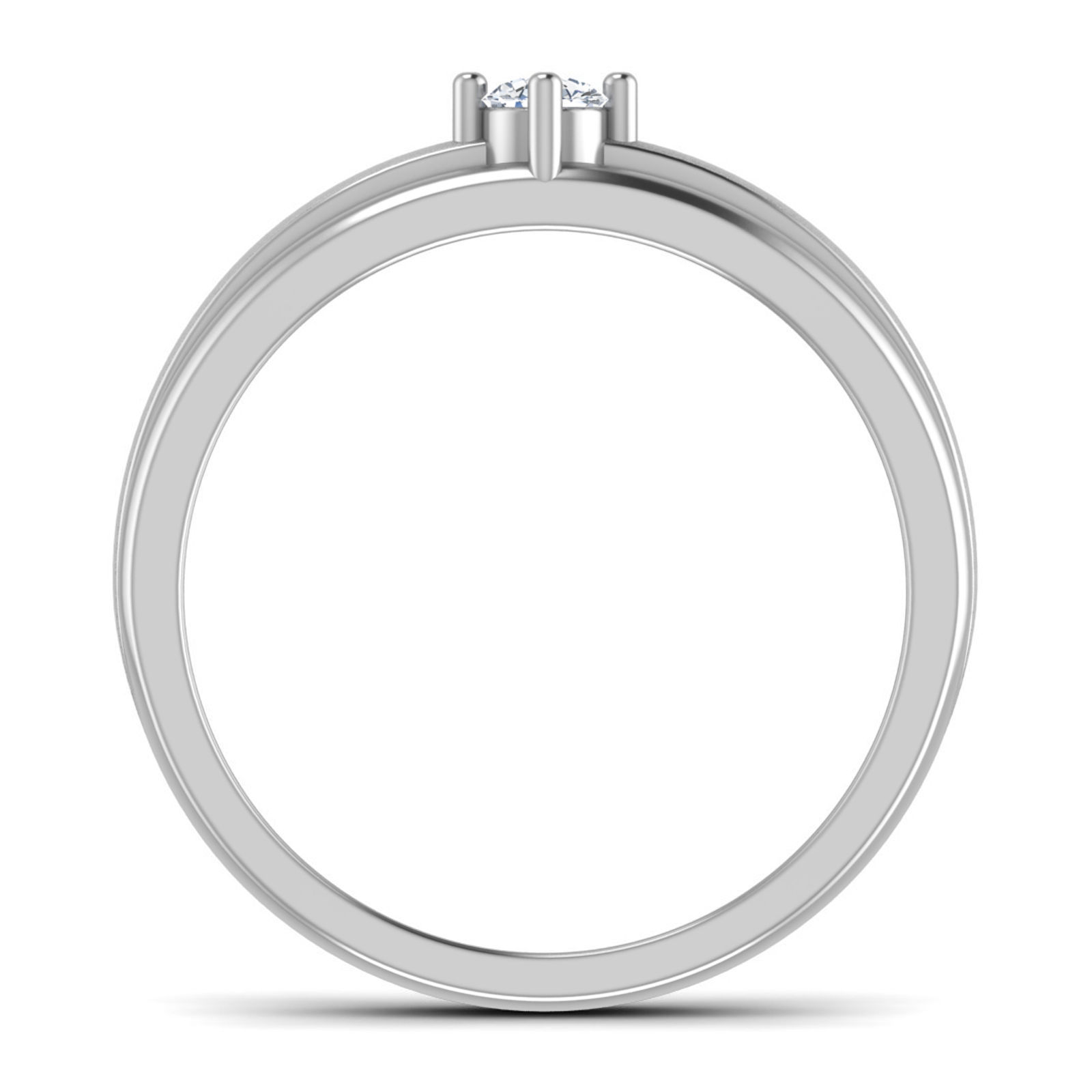 Gents Diamond Ring 3dm render details 3D print model_1