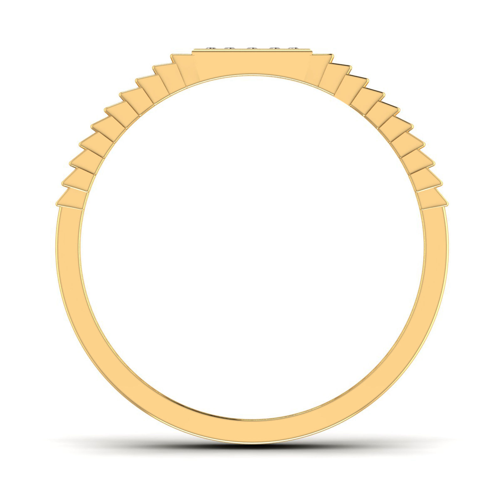 Gents Diamond Ring 3dm render details 3D print model_1