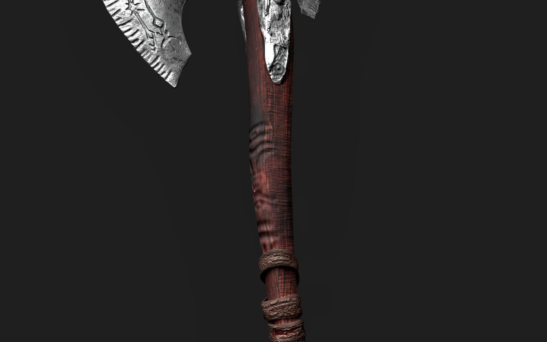 Leviathan Axe Model  Low-poly 3D model_3