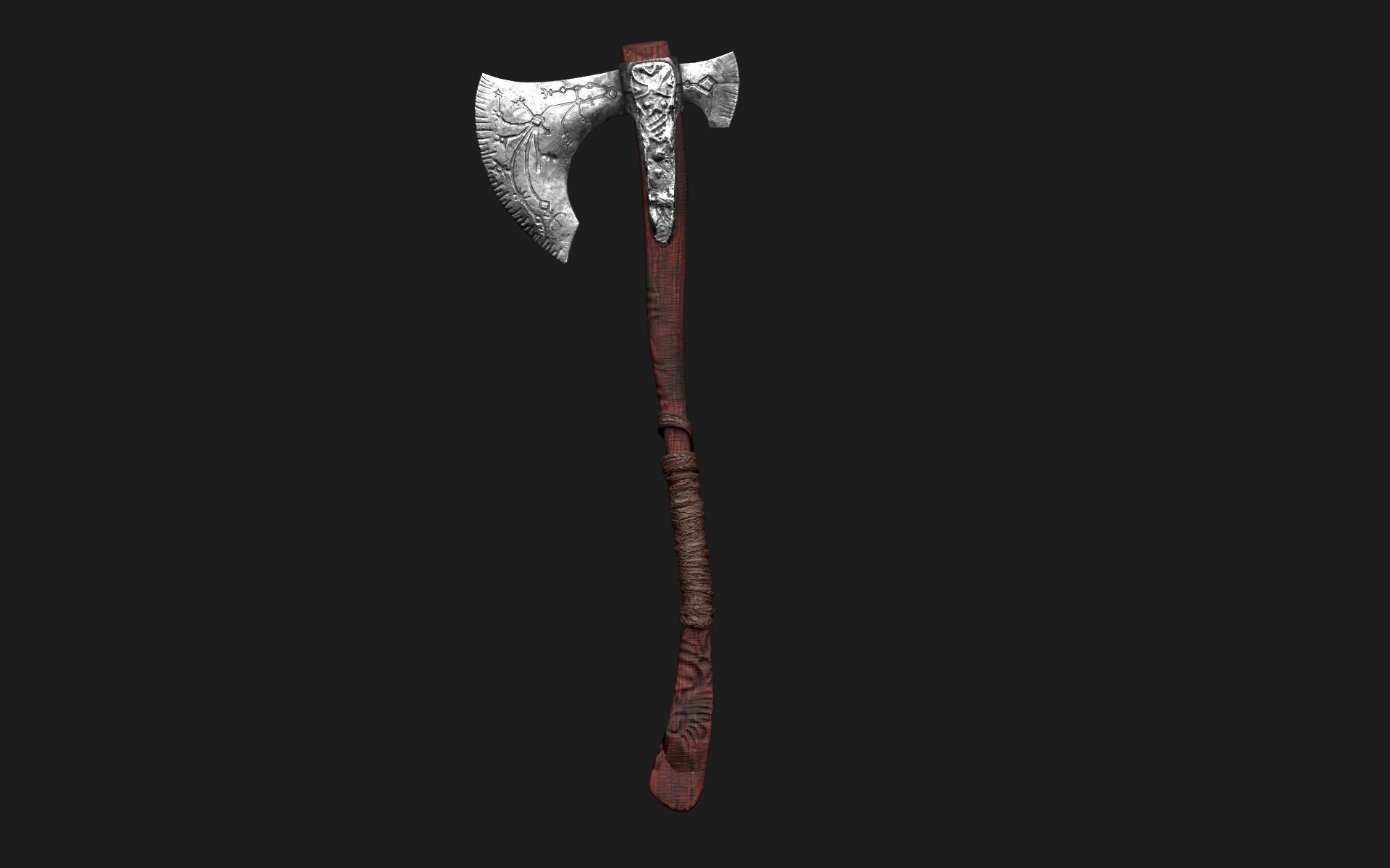 Leviathan Axe Model  Low-poly 3D model_8