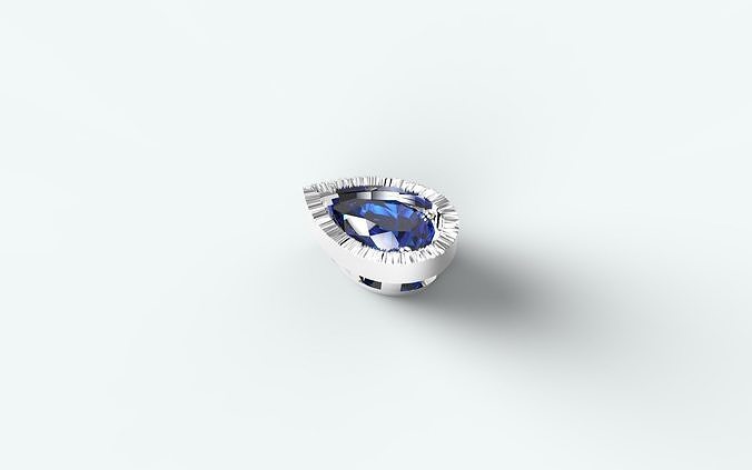 Drop pendant 3D print model