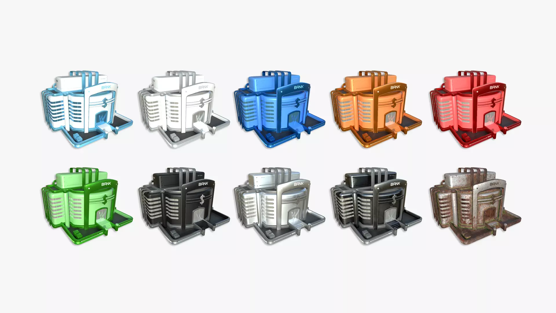 10 SciFi Banks A Collection - Sci Fi Exterior Design _0