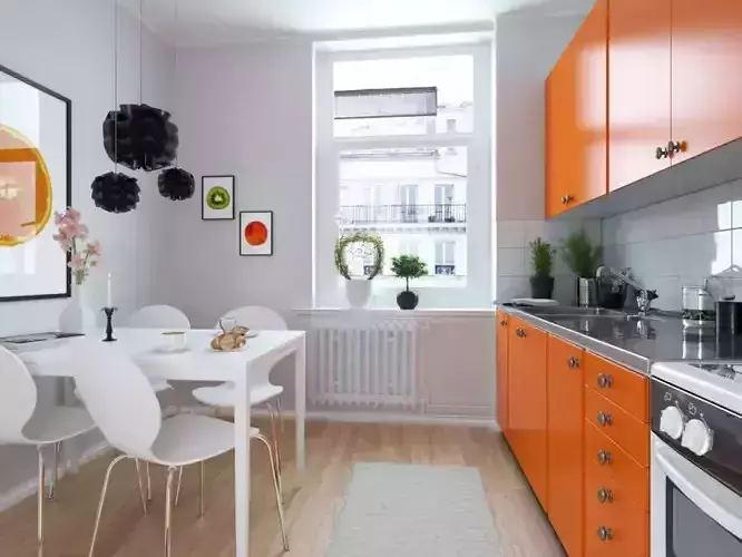 Scandinavian Kitchen Scene