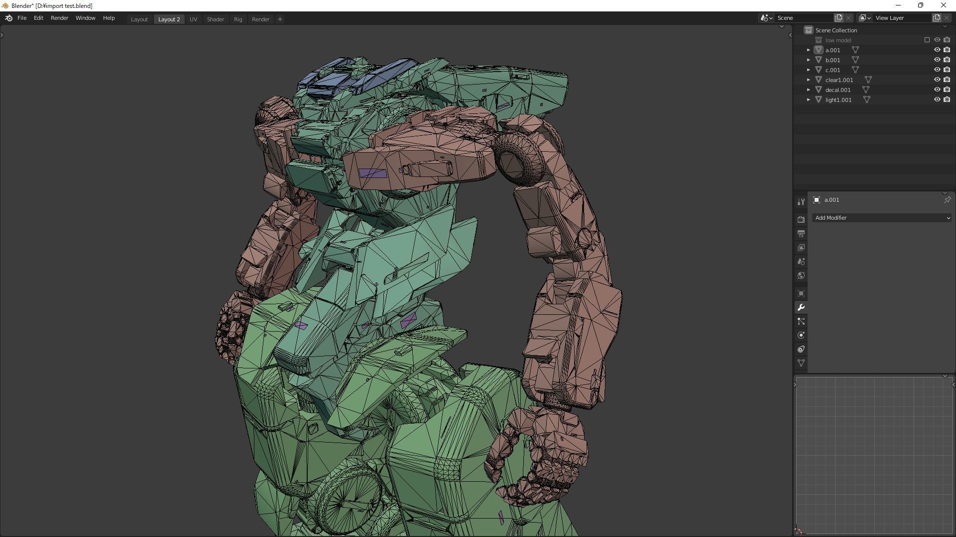 scifi-model555 robot 3D model_8