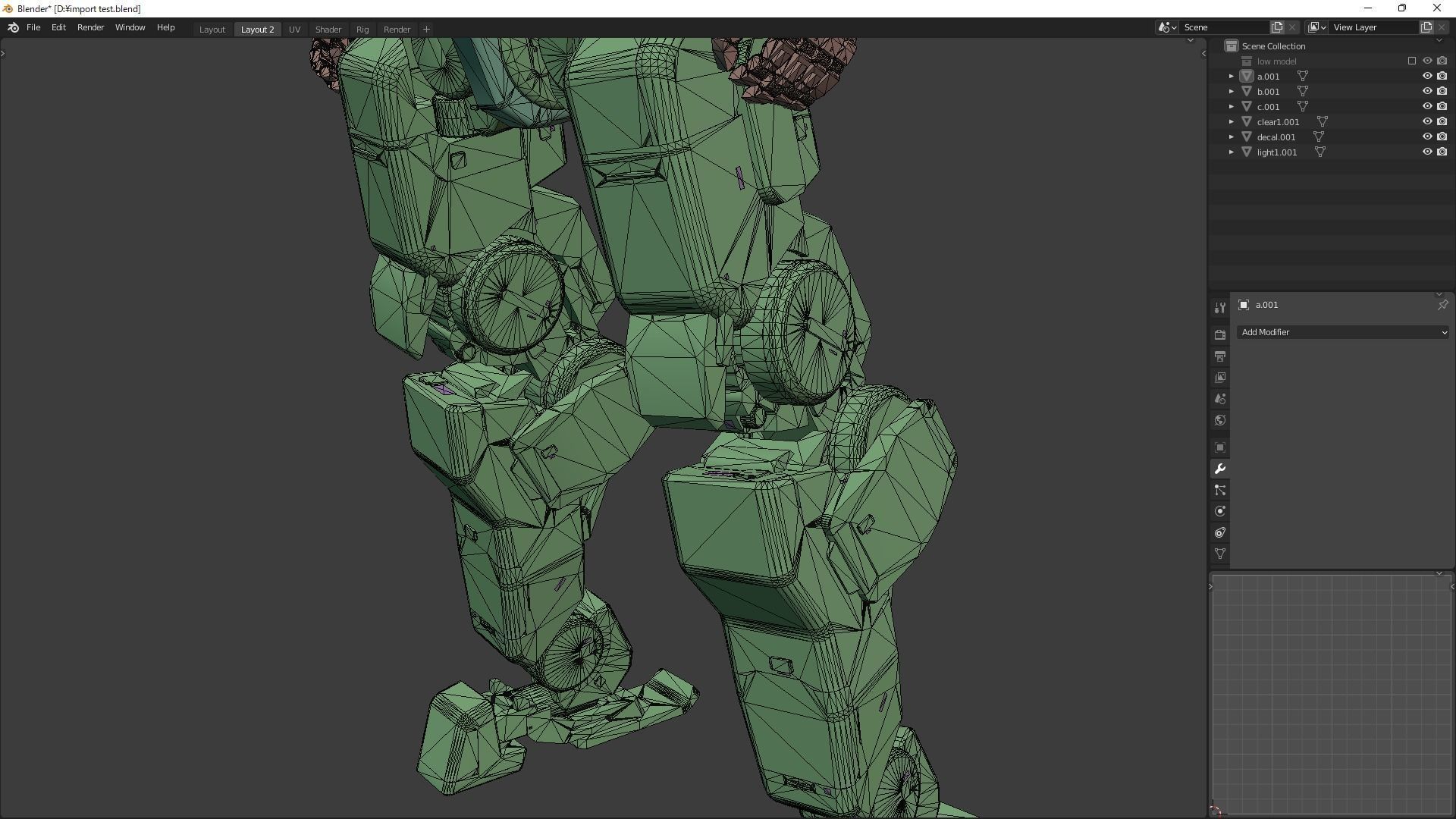 scifi-model555 robot 3D model_9