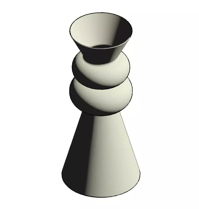 Large Stoneware Vase Free 3D model