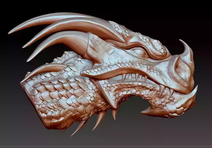 Dragon head  3D model
