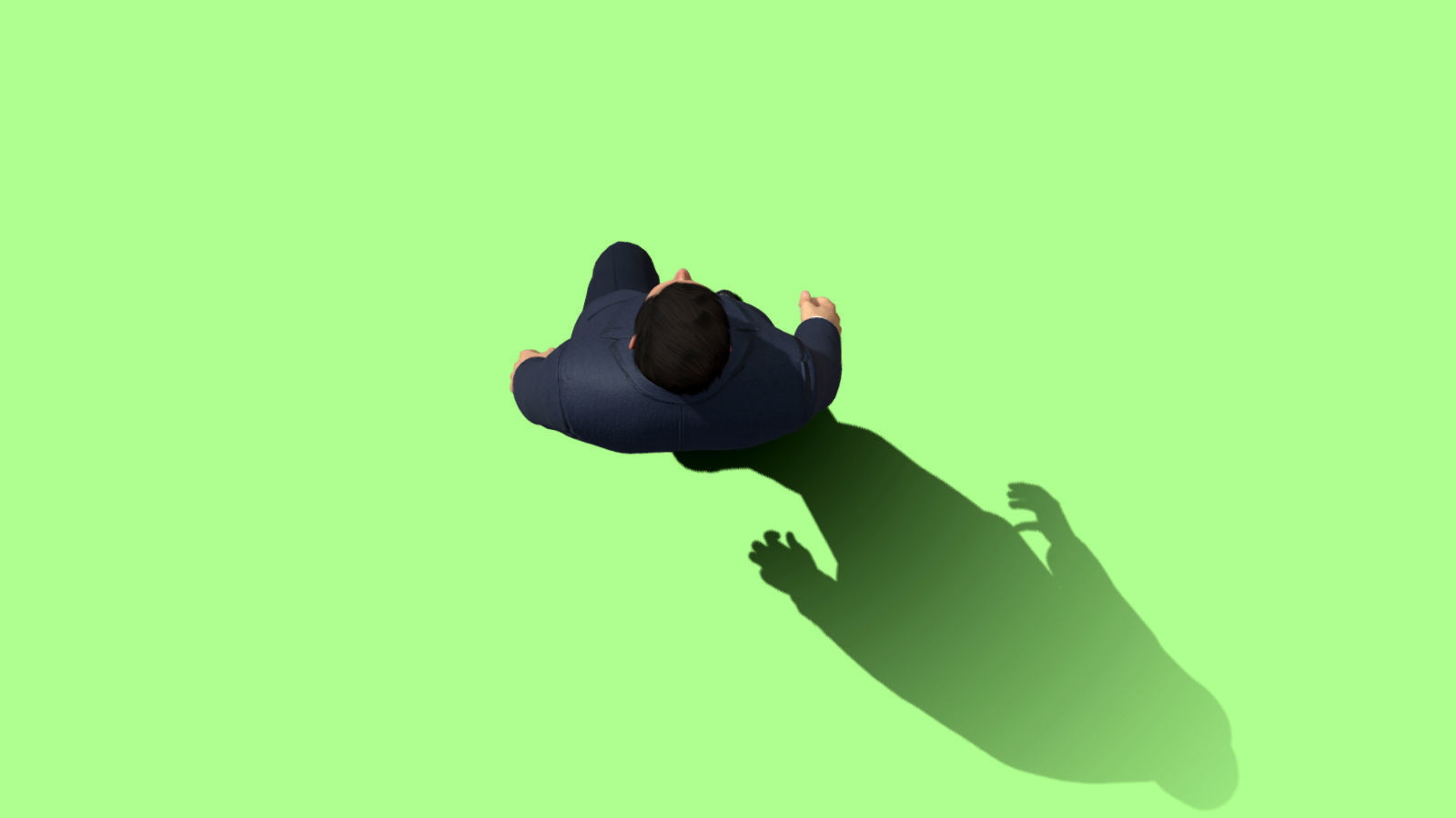 Rigged businessman 3D model_5